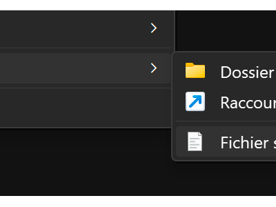 Windows > Comment ajouter une nouvelle entrée dans le menu contextuel "Nouveau fichier "