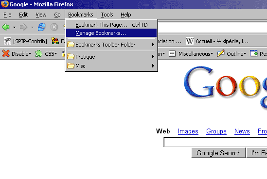 firefox export step 0