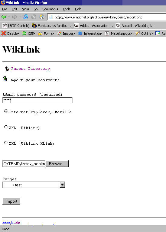 firefox export step 2